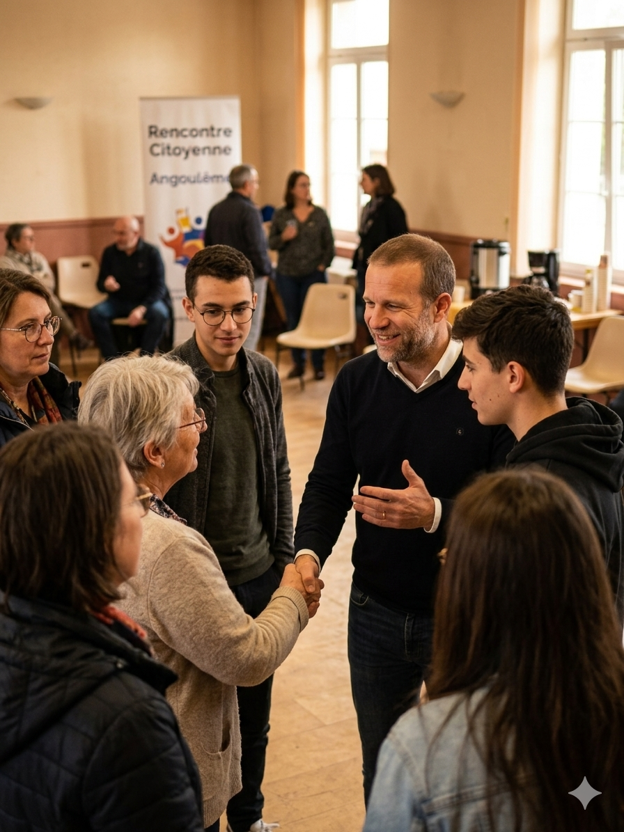 Rencontre citoyenne à Angoulême